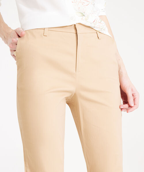 Pantalón Capri Unicolor image number null