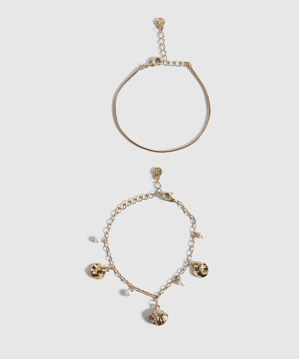 Set x 2 Pulseras Doradas image number null