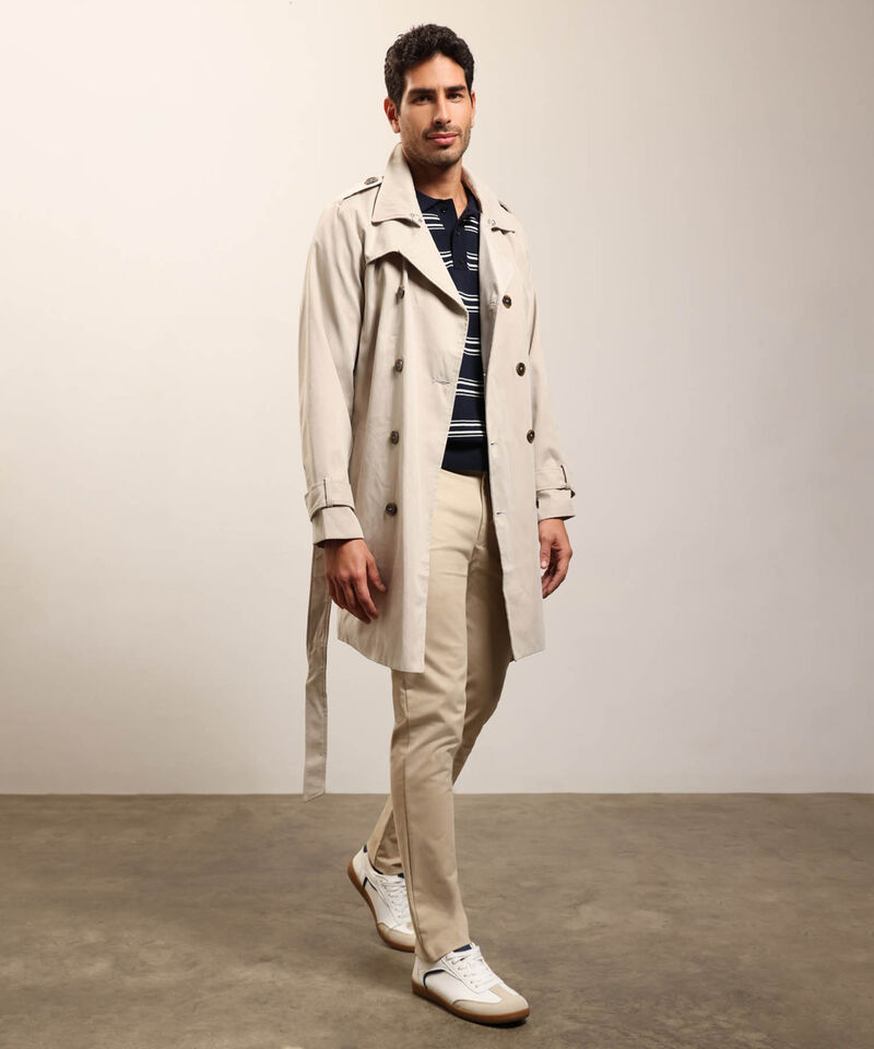 Polo De Punto A Rayas Para Hombre