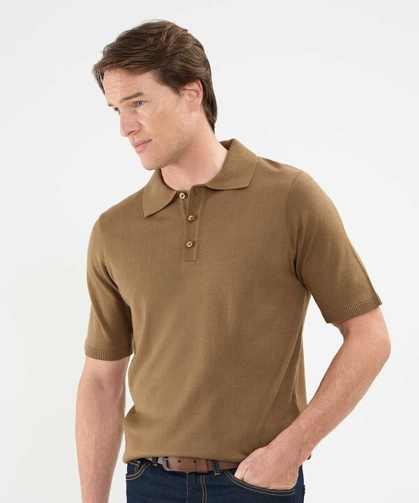 Polo Tejido Manga Corta image number null