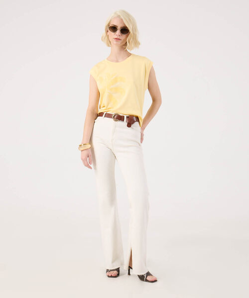 Camiseta Manga Sisa Con Bordado image number null