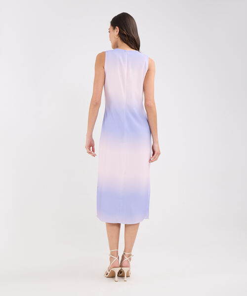 Vestido Satinado Estampado