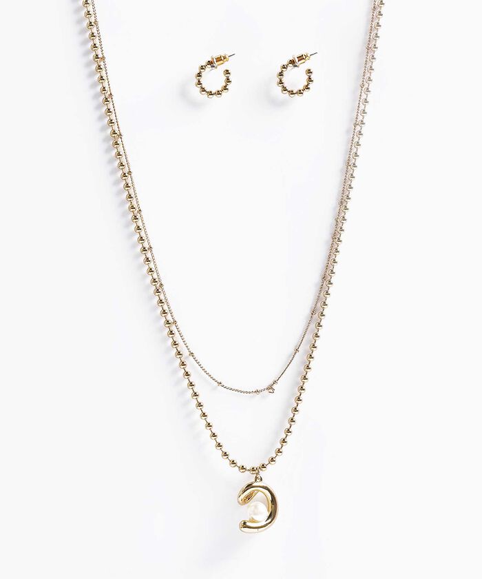 Set De Accesorios Dorados