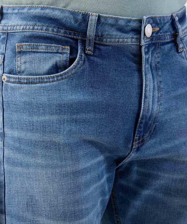 Jean de Dise&ntilde;o Cl&aacute;sico y Corte Recto Para Hombre