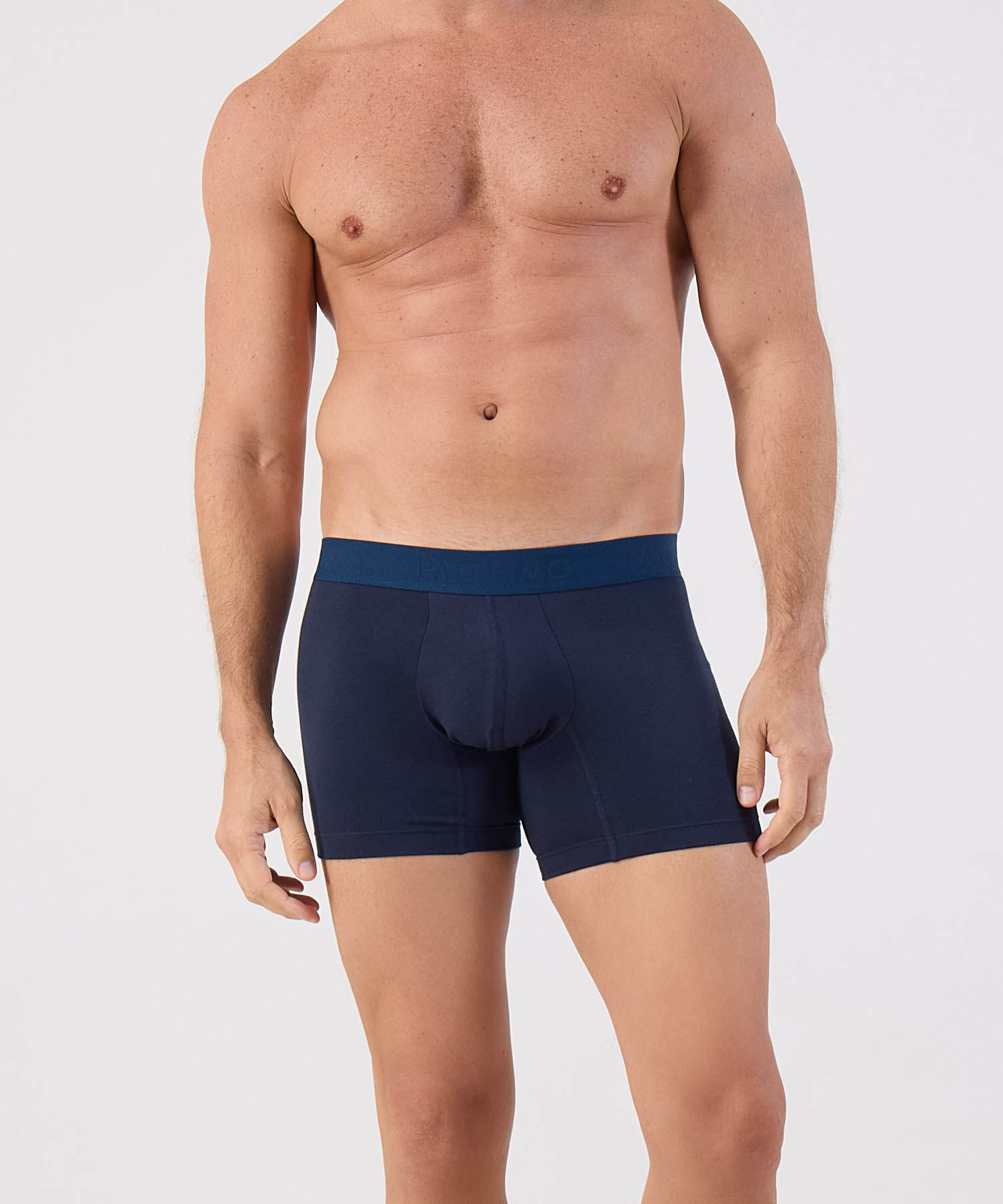 Pack X5 Boxer Medio En Algod&oacute;n Unicolor