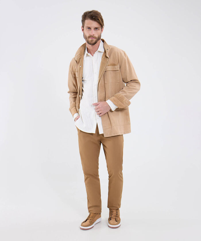 Camisa Con Estampado A Rayas