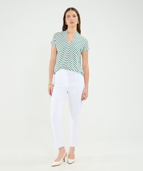 Pantalon Tiro Alto Para Mujer image number null