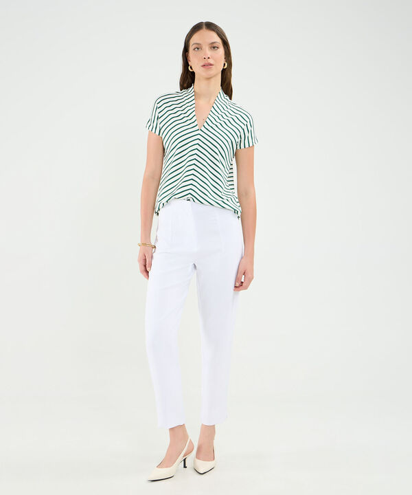 Pantalon Tiro Alto Para Mujer