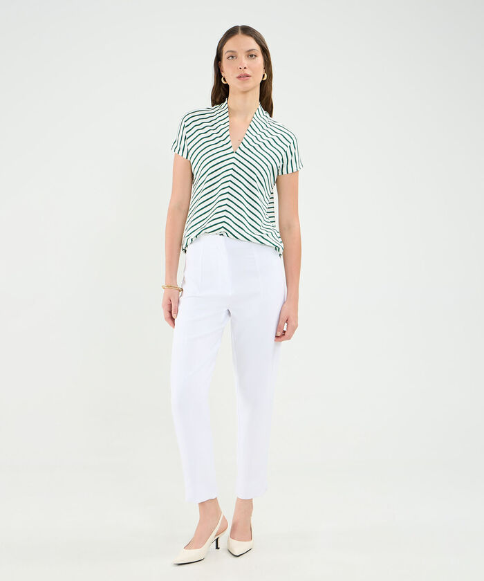 Pantalon Tiro Alto Para Mujer