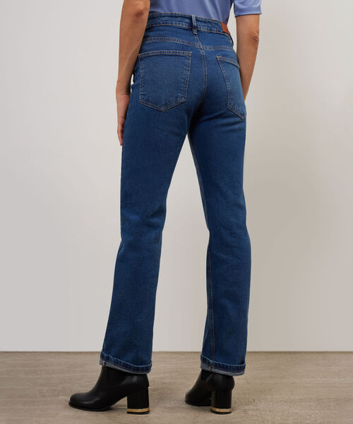 Jean Straight Tono Azul  Oscuro