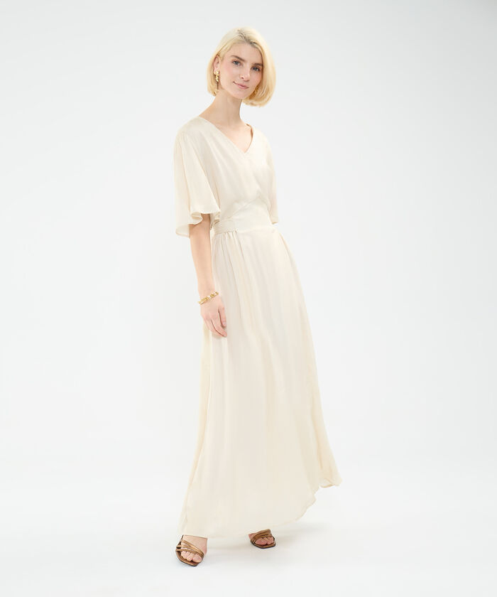 Vestido Estampado Escote en V