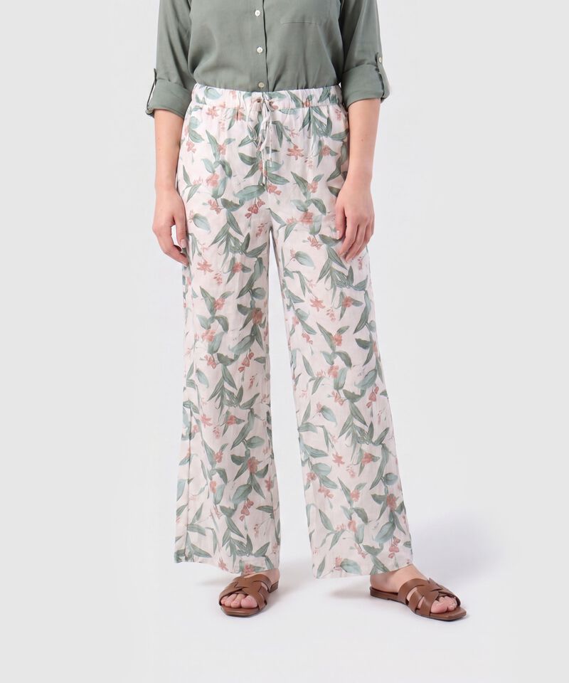 Pantal&oacute;n Fluido con Estampado Para Mujer