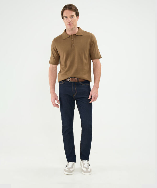 Polo Tejido Manga Corta