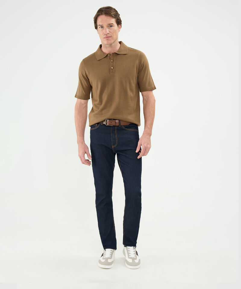 Polo Tejido Manga Corta