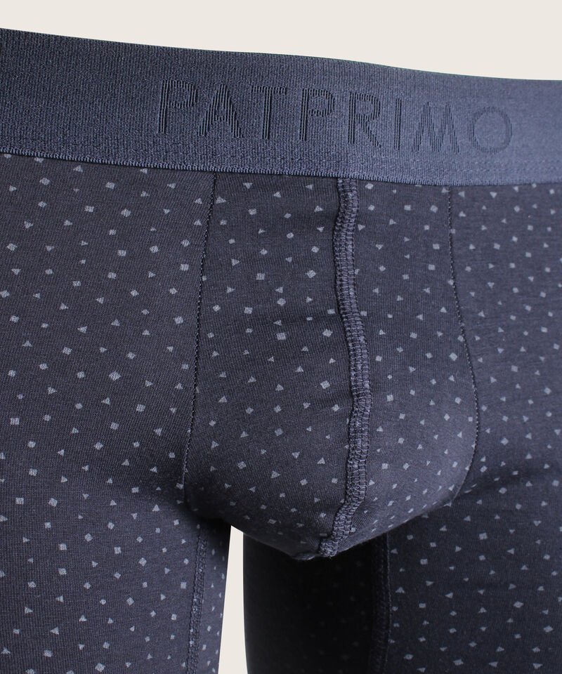 Boxer Pack X2 Pantaloncillo Medio El&aacute;stico Expuesto Estampado Mini - Unicolor