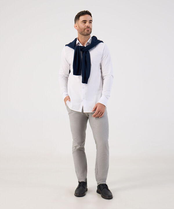 Camisa Formal De Manga Larga Para Hombre