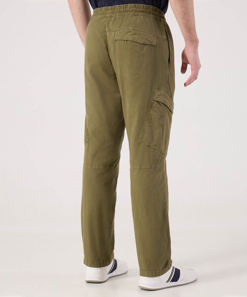 Jogger unicolor con cinta para ajustar 