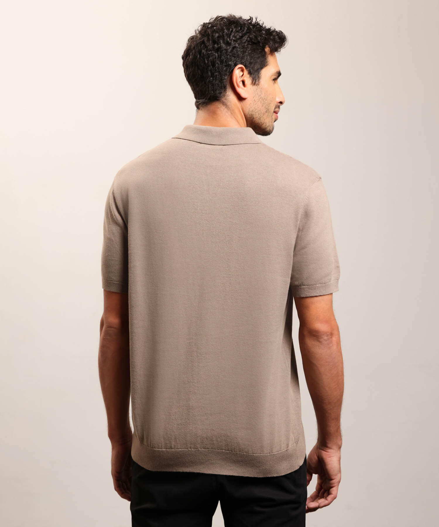 Polo Unicolor Manga Corta 