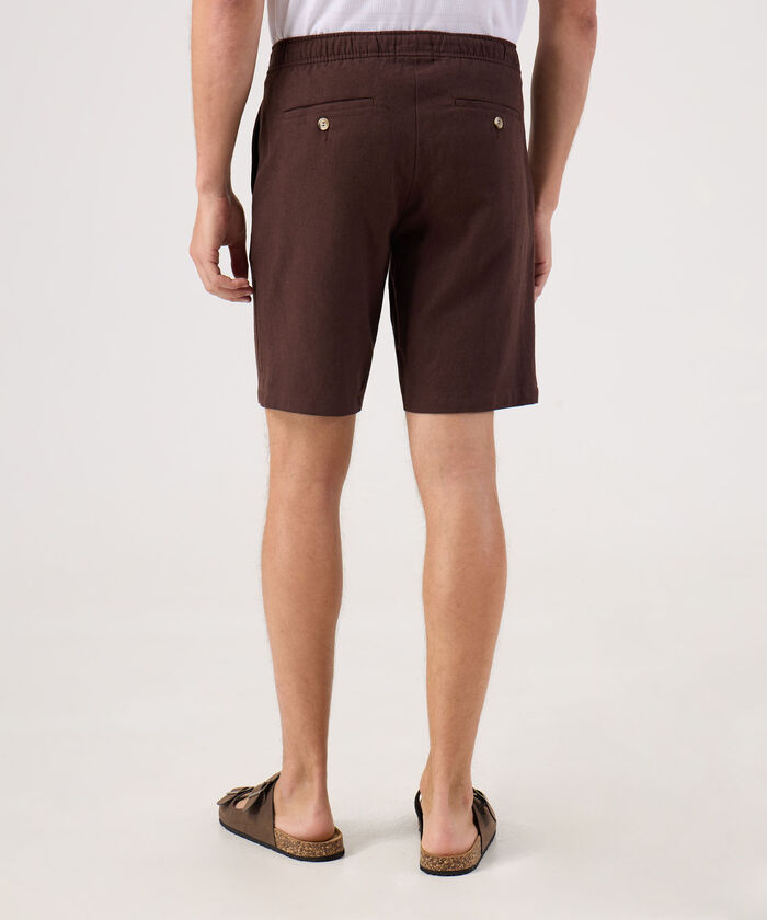 Bermuda Unicolor Con Elastico