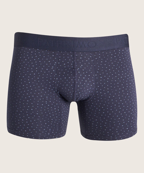 Boxer Pack X2, Medio Elástico Expuesto, Estampado Mini - Preteñido Rayas image number null