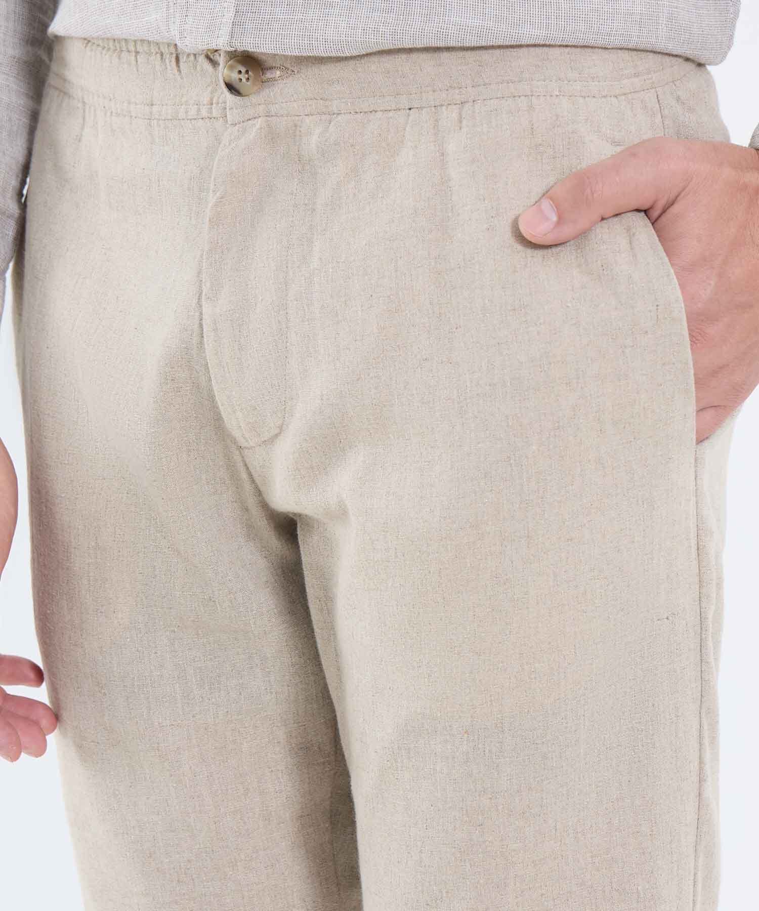 Pantal&oacute;n Tipo Chino En Lino