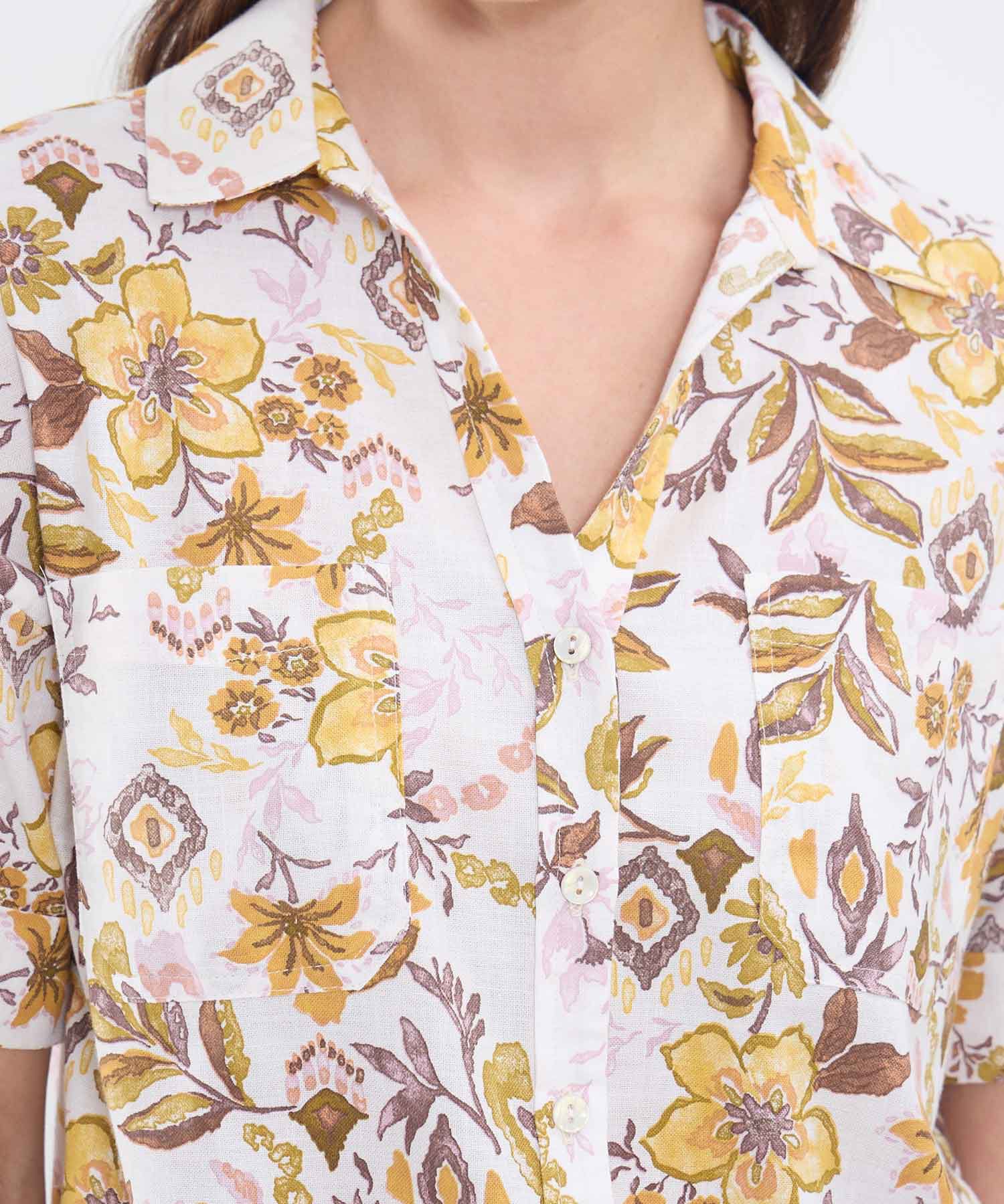 Camisa Manga Corta Estampada