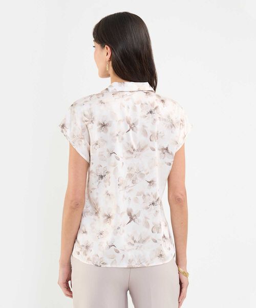 Blusa Satinada Estampada
