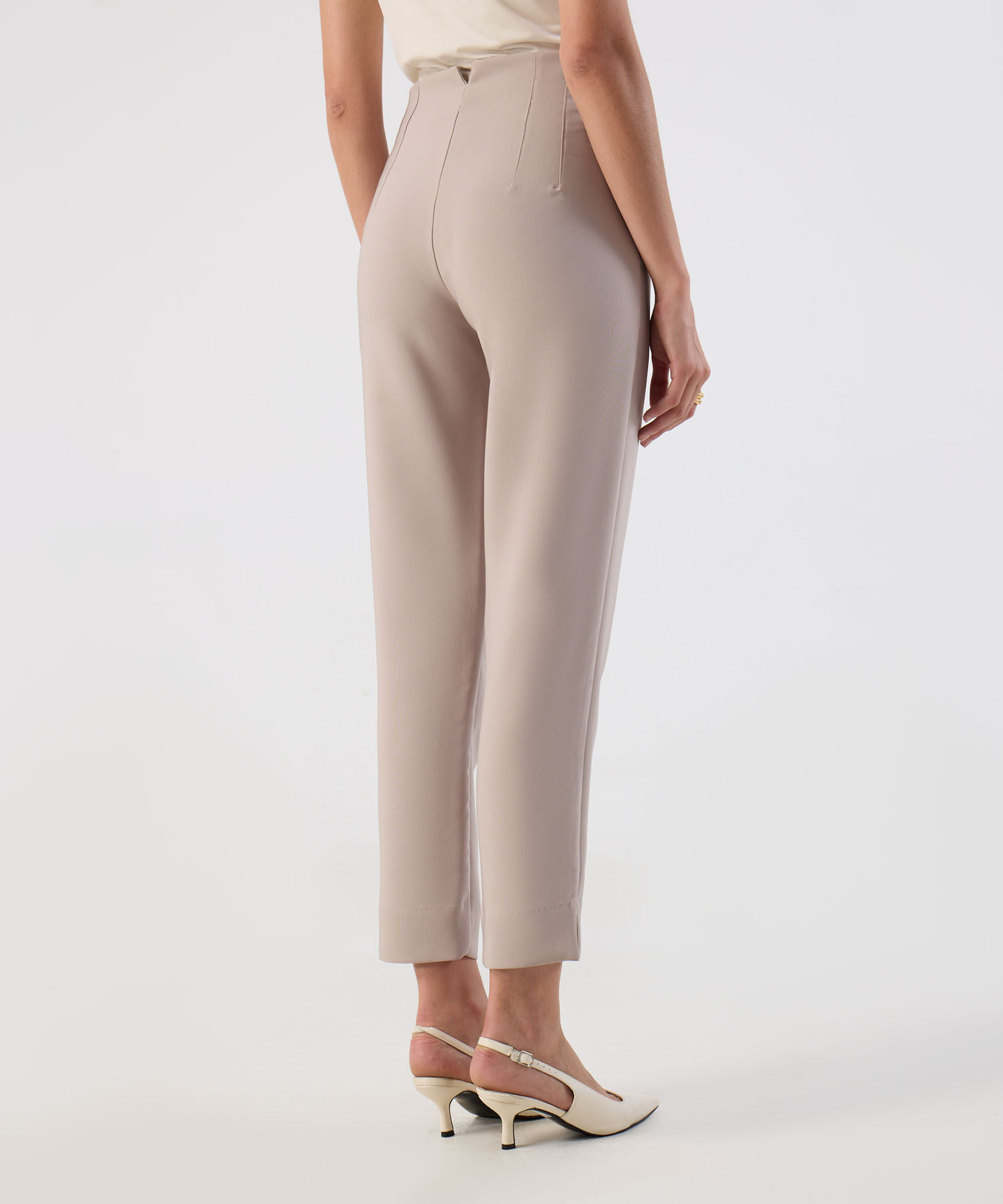 Pantal&oacute;n B&aacute;sico Formal Ajuste Tobillero Para Mujer