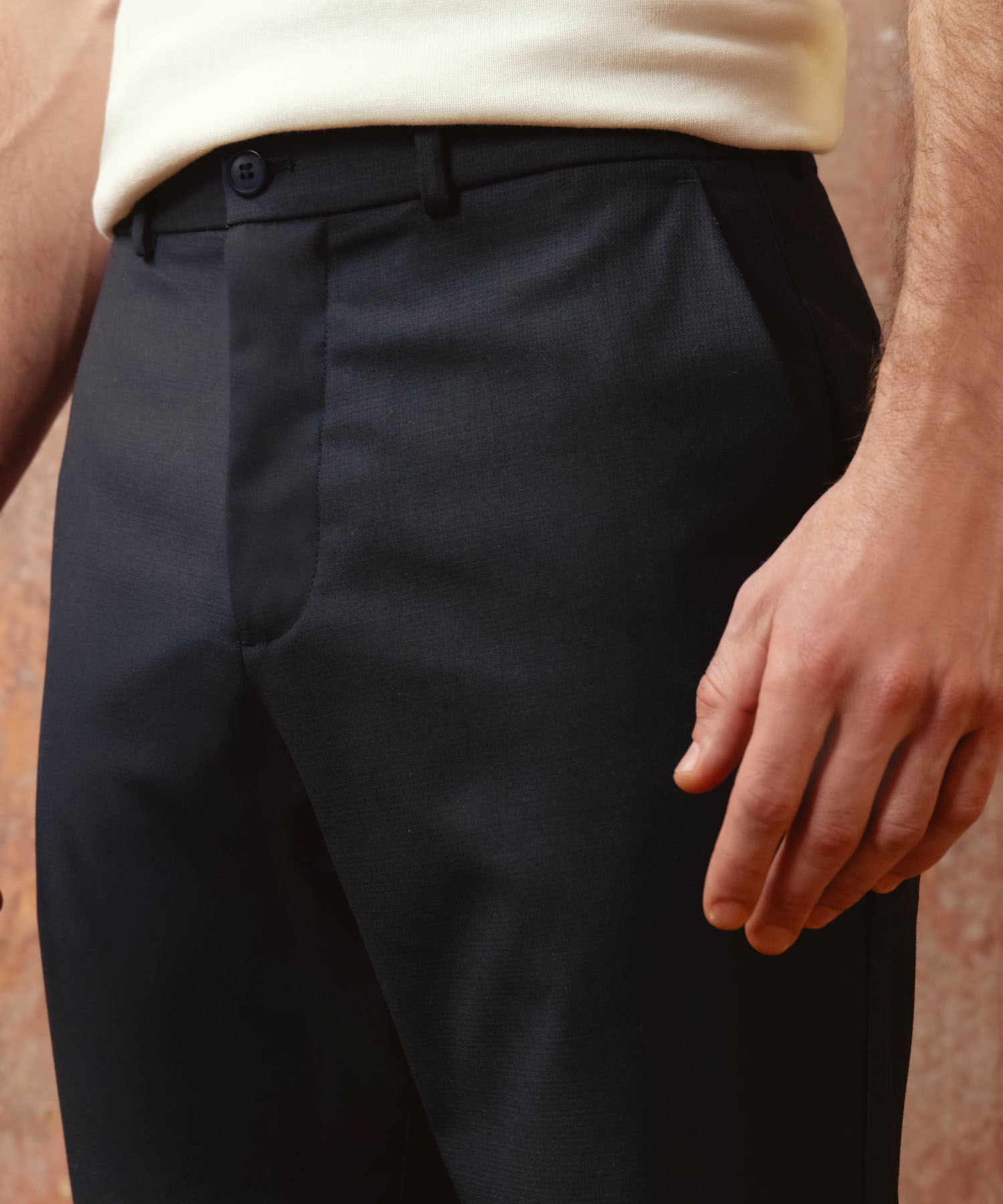Pantal&oacute;n Recto Formal Cl&aacute;sico Para Hombre