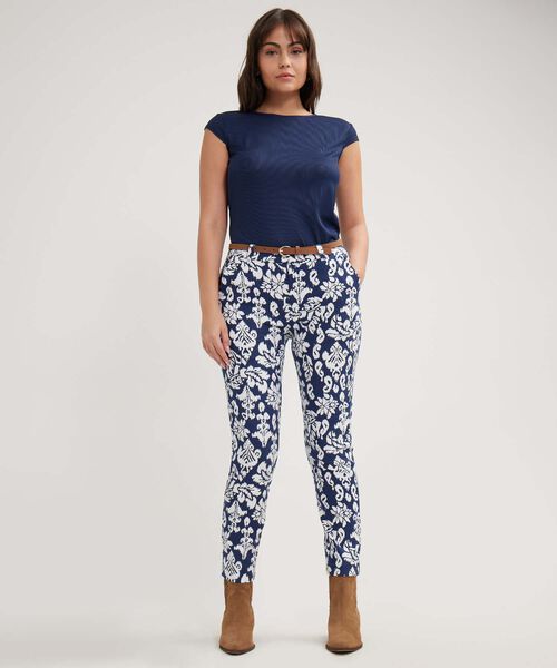 Pantalón Chino Estampado image number null