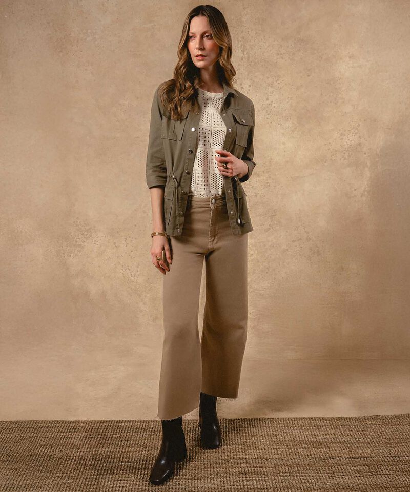 Jean Culotte Tipo Marine Para Mujer