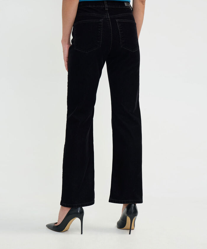 Jeans Straight Tono Negro