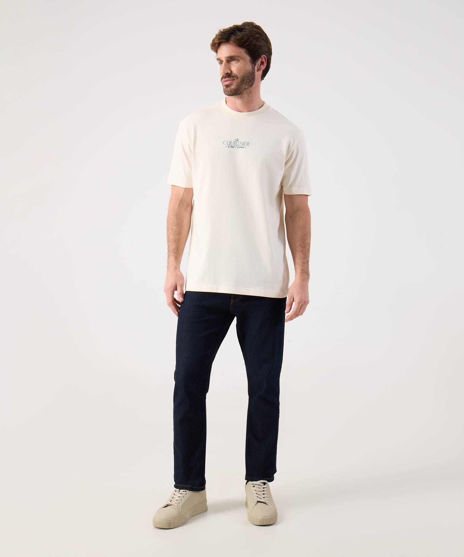 Camiseta Estampada Manga Corta 