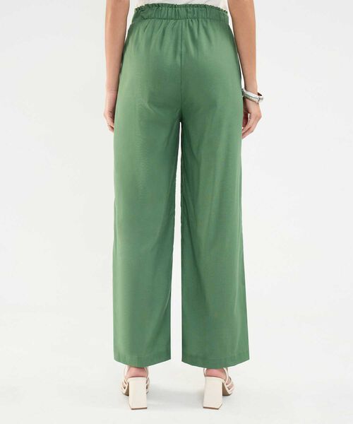 Pantalón Fluido en Efecto Lino