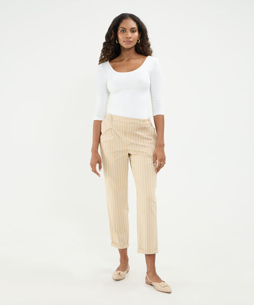 Camiseta 3/4 Ajustada Para Mujer image number null