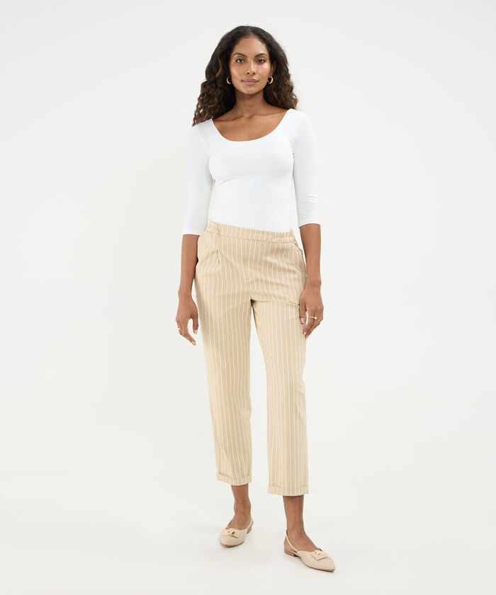 Camiseta 3/4 Ajustada Para Mujer