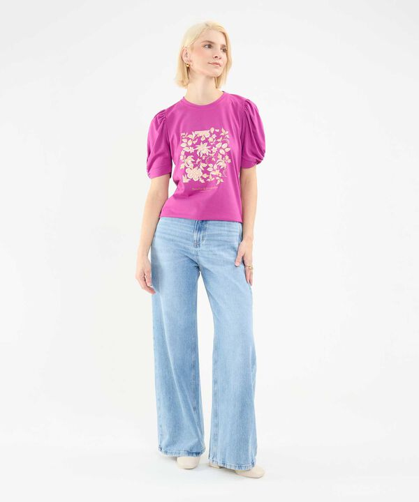 Camiseta Estampado Floral