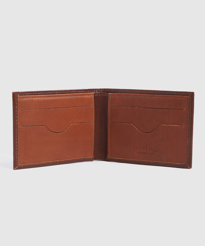 Billetera Texturizada Plegable Para Hombre