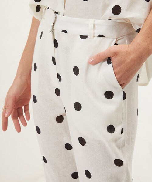 Pantalón Clásico Estampado image number null