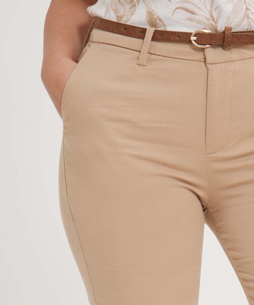 Pantalon Unicolor Chino image number null