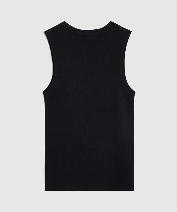 Camiseta de Punto Sin Mangas para Mujer