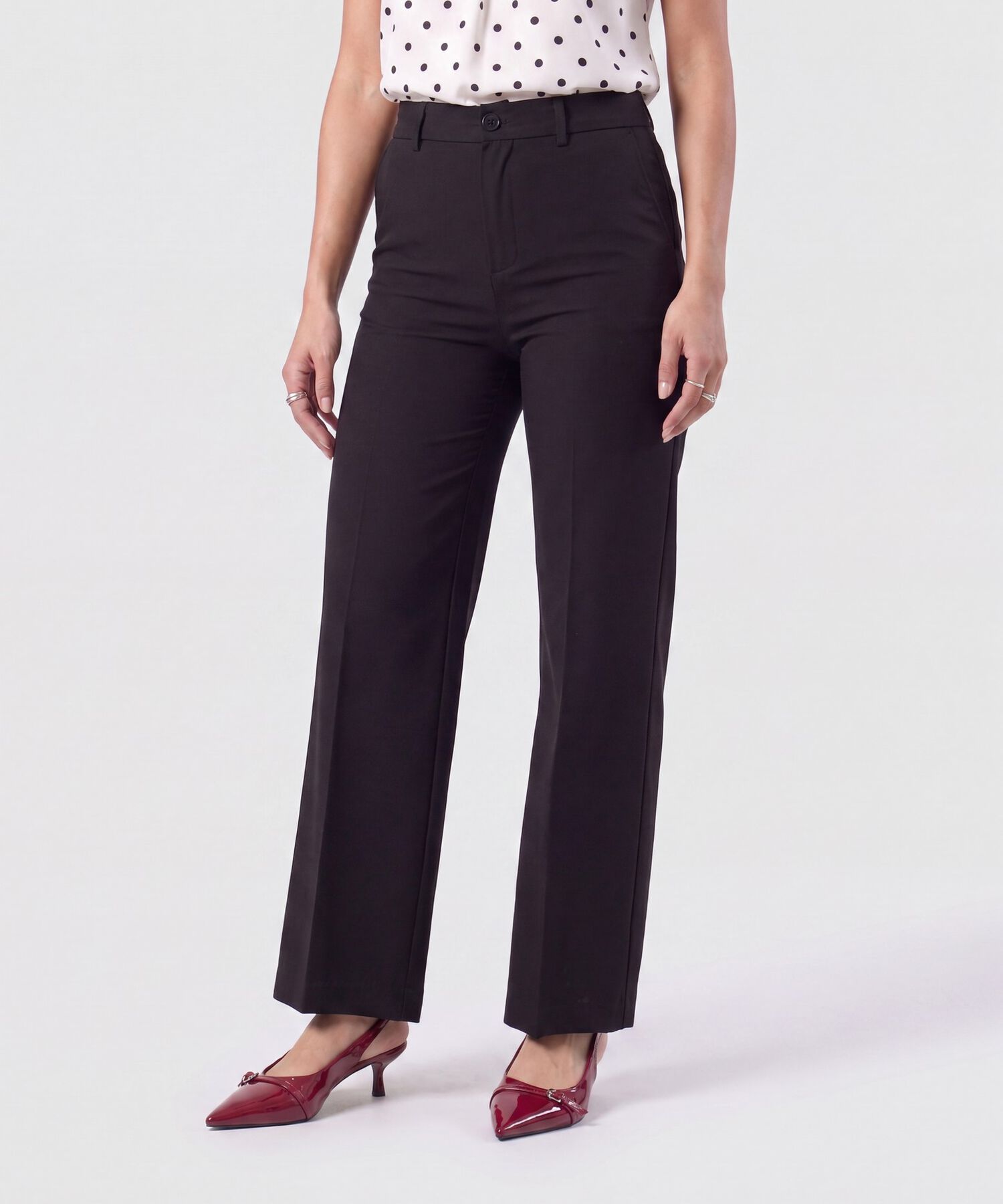 Pantal&oacute;n De Bota Recta Para Mujer