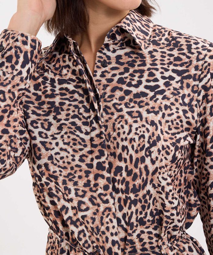 Camisa Animal Print de Manchas