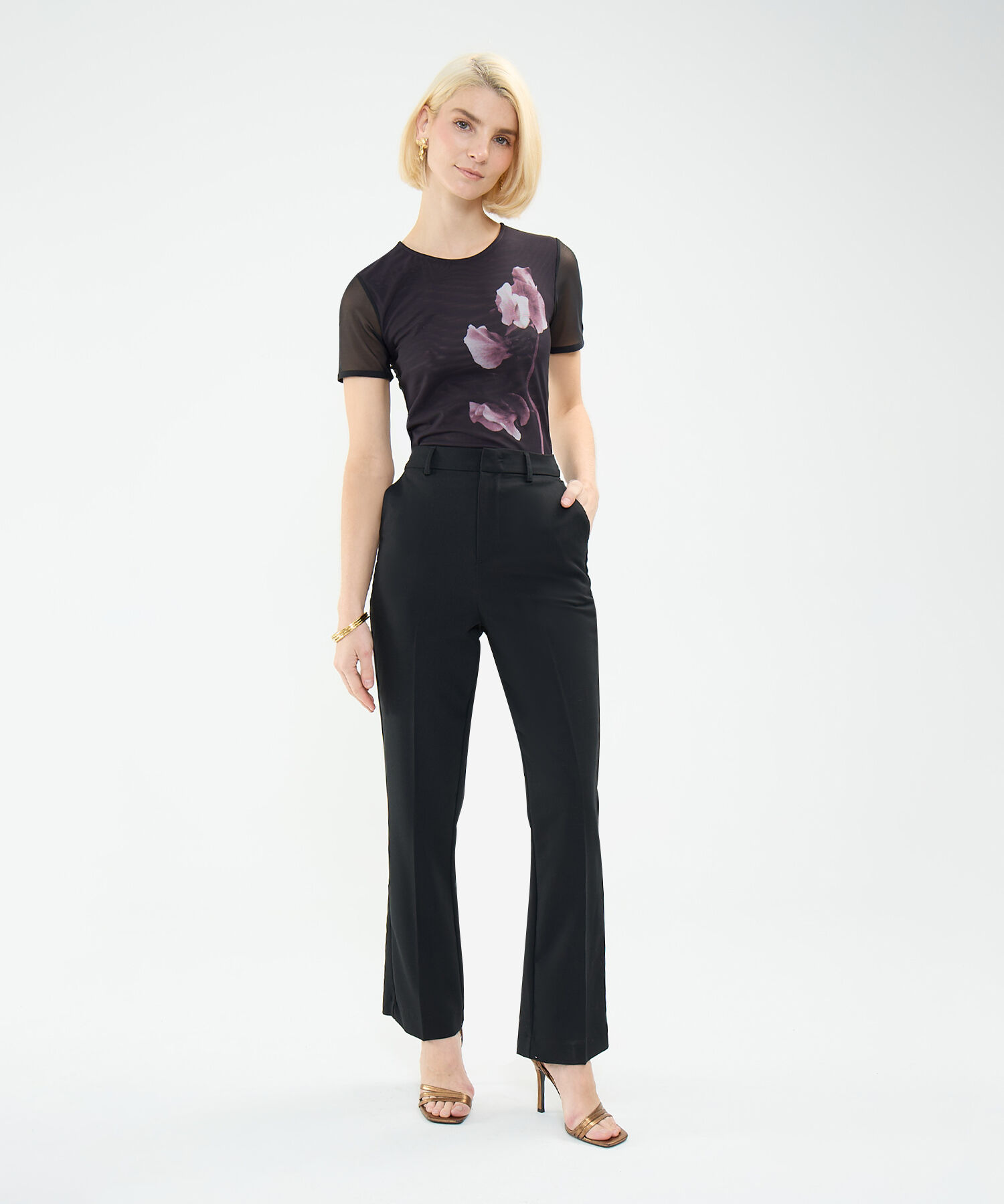 Pantalón Casual Tiro Alto