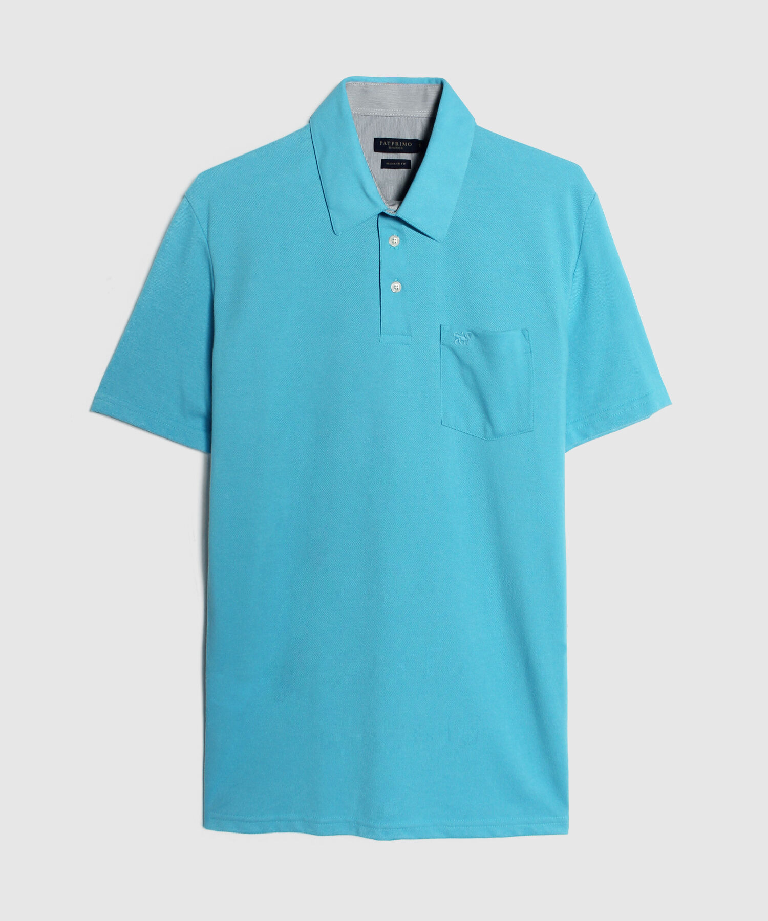 Polo Cuello Duro Con Bolsillo