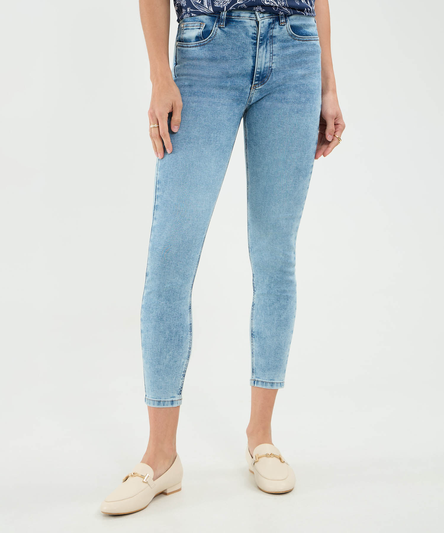 Jeans Skinny Tono Claro