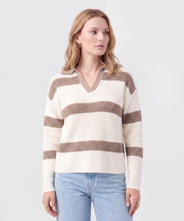Saco Tejido Tipo Polo Para Mujer image number null