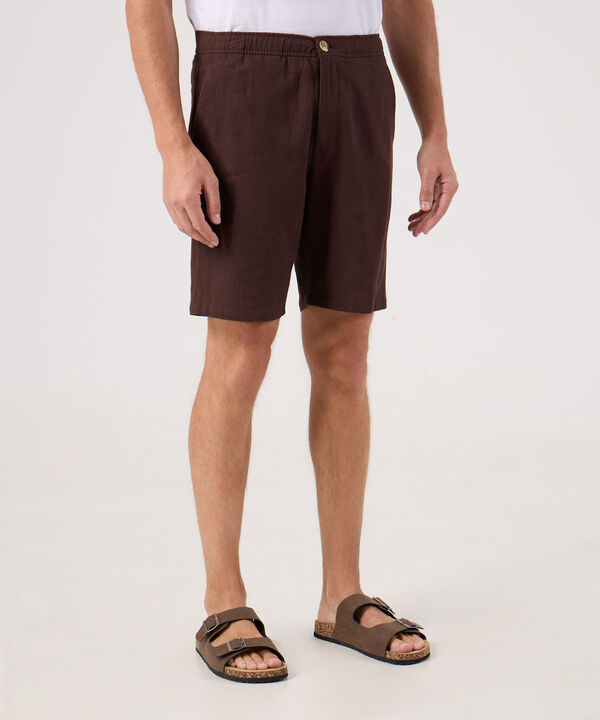 Bermuda Unicolor Con Elastico image number null