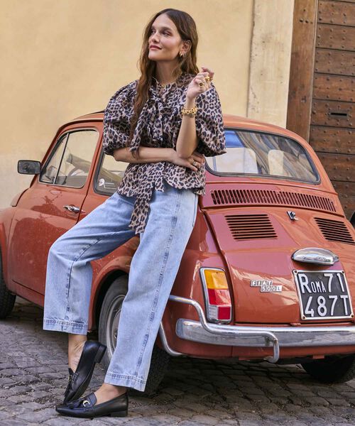 Blusa Manga Globo en Popelina image number null