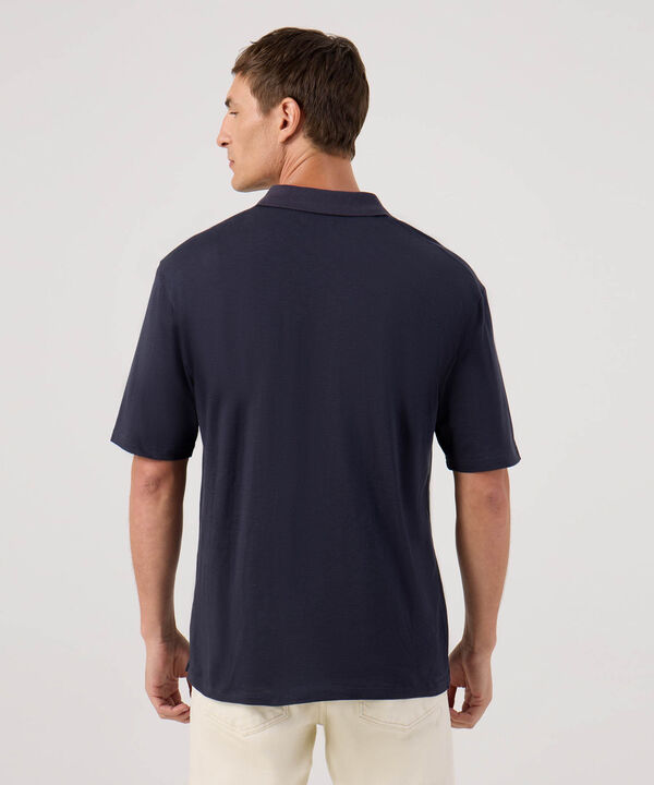 Polo Manga Corta Tres Botones Hombre